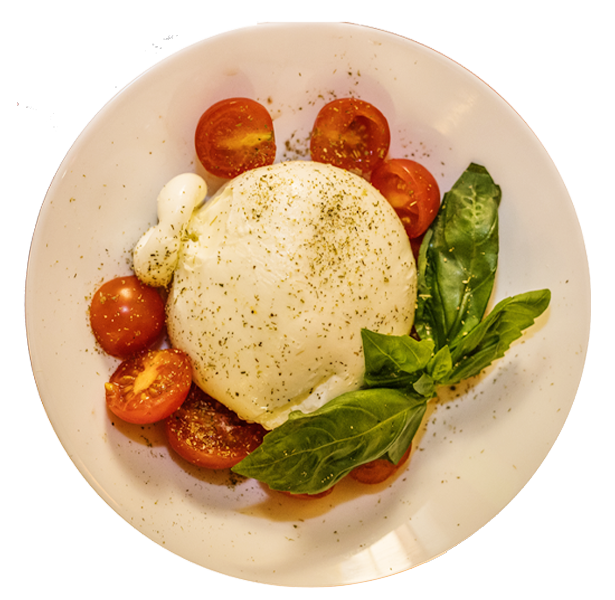 BURRATA CON POMODORINI